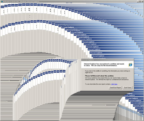 Internet Explorer נתקל בבעיה ועליו להיסגר